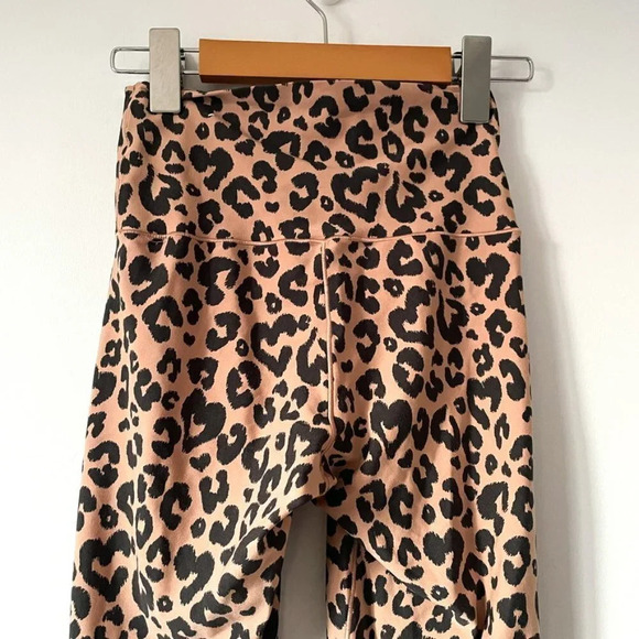 Aerie Real Me 7/8 High Waist Cross Over Offline Leopard Print Legging Sz S - Picture 5 of 6